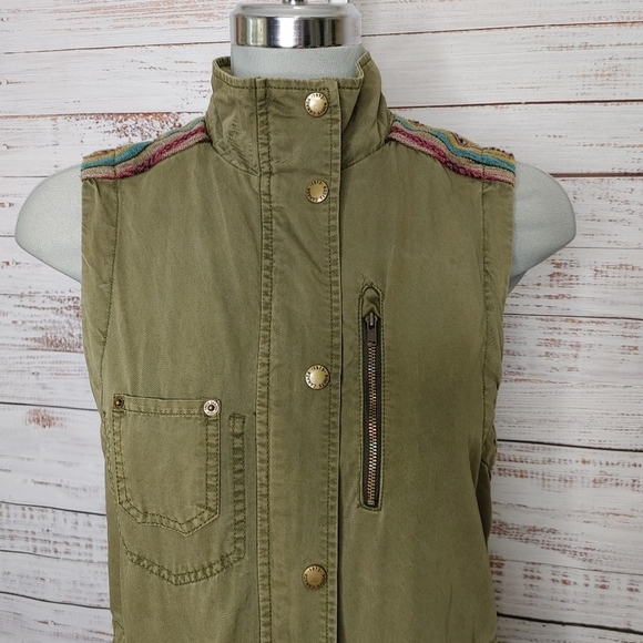 Roots Woven Utility Vest Size XS - Picture 3 of 16